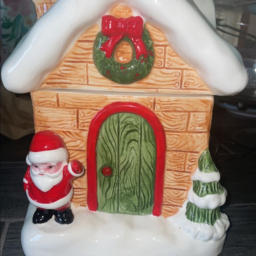 Christmas cookie jar